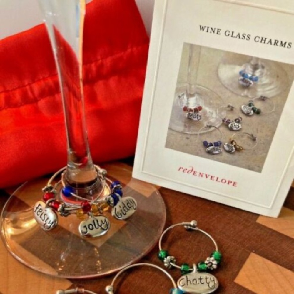 Wine glass charms